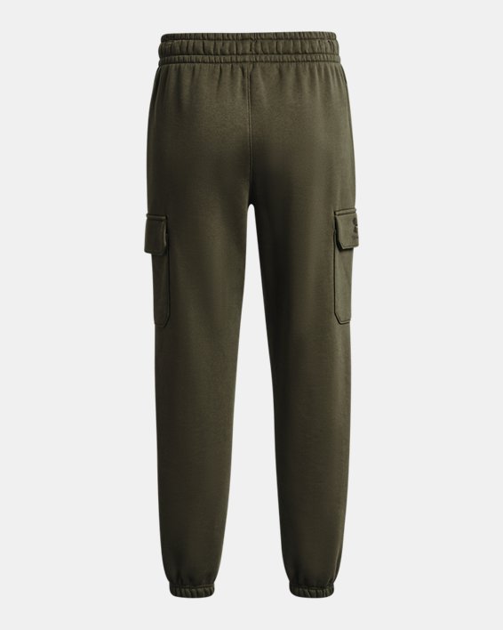 Women's UA Essential Fleece Playback Cargo Pants, Green, pdpMainDesktop image number 5